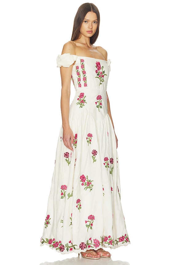 view 2 of 4 Siembra Maxi Dress in White