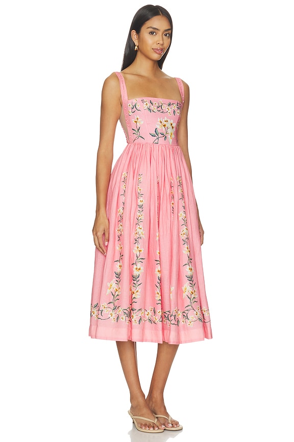 view 2 of 4 VESTIDO MIDI MIELERO in Multicolor