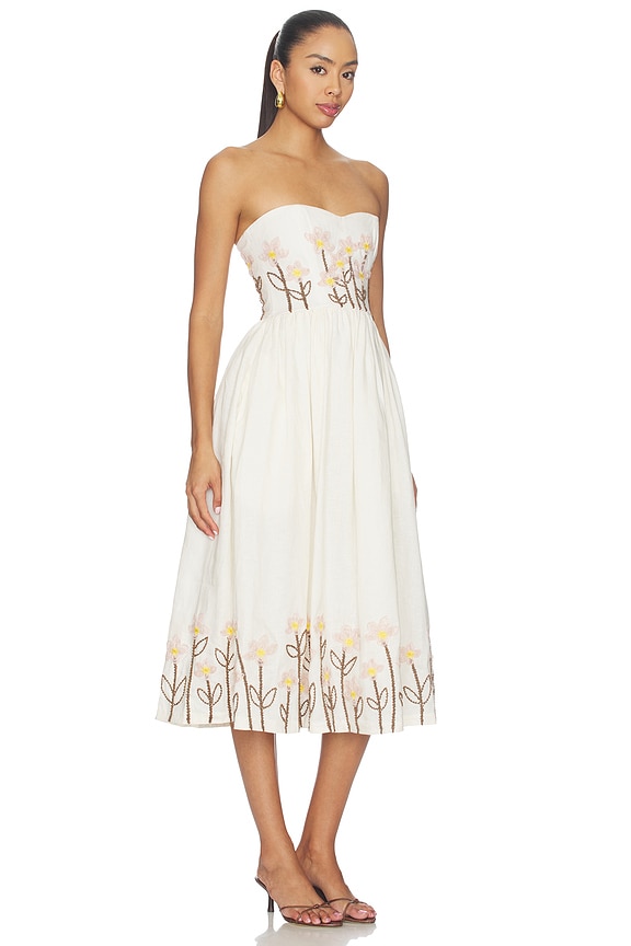 view 2 of 4 VESTIDO MIDI PRUNA in Multicolor