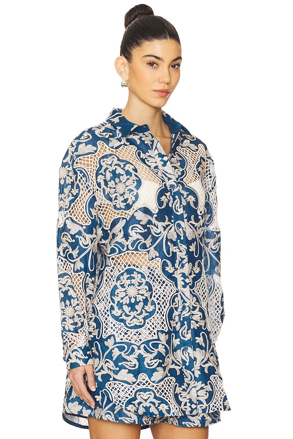 view 2 of 5 Cecilia Ribbons Top in Multicolor