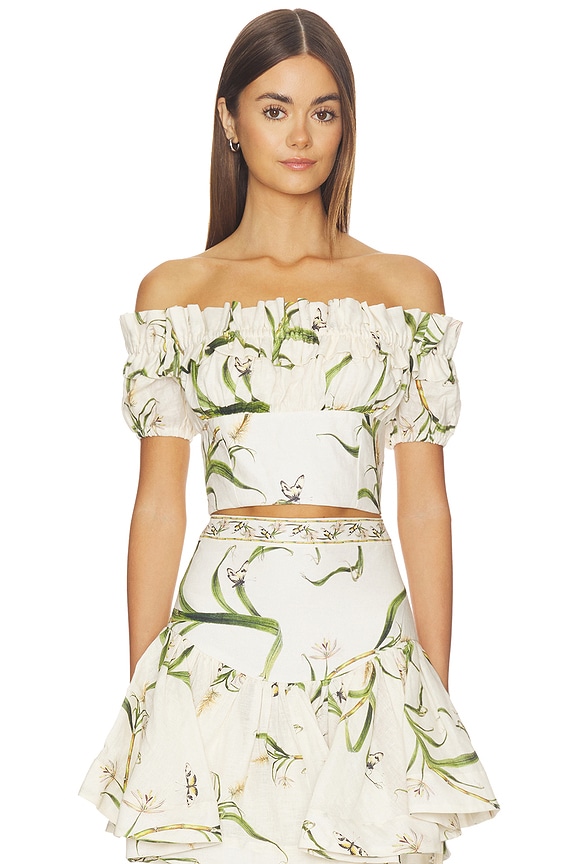 view 1 of 4 TOP CROPPED PIMIENTA in Multicolor