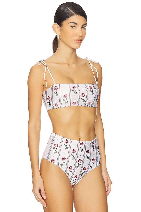 view 2 of 4 Primavera Quebrada Bikini Top in Multicolor