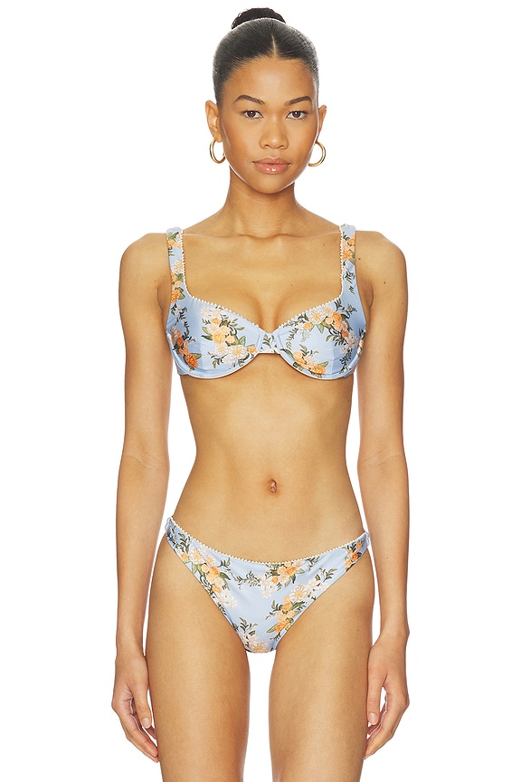 view 1 of 5 Hacienda Bikini Top in Multicolor
