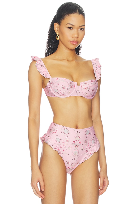 view 2 of 4 Kiwi Bikini Top in Multicolor