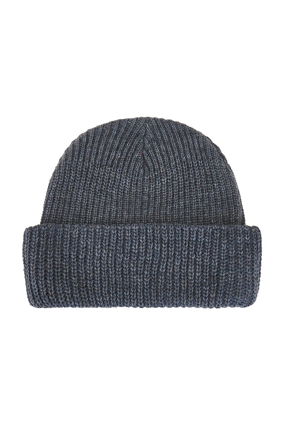 view 2 of 2 Ribbed Knit Simple Fit Beanie in Blue