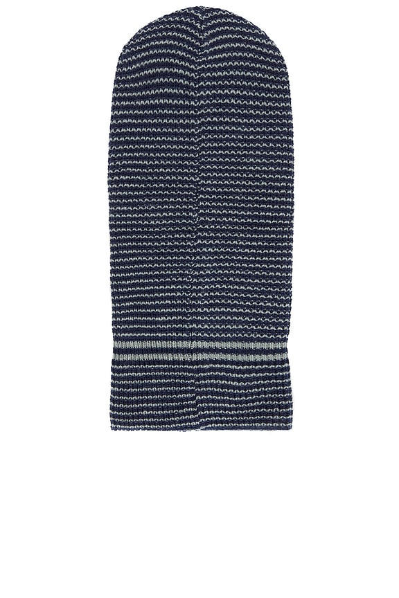 view 2 of 4 Striped Balaclava in Navy