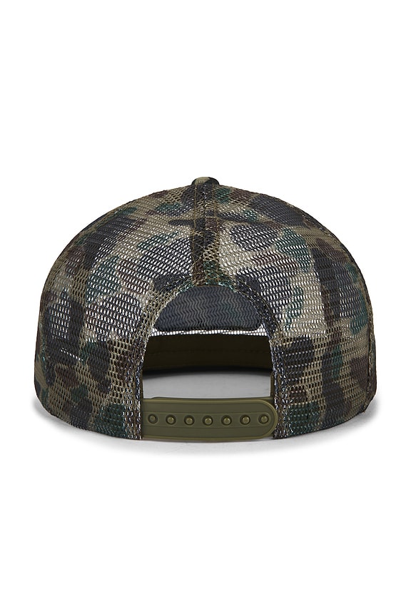 view 2 of 5 Camo Trucker Cap in Green