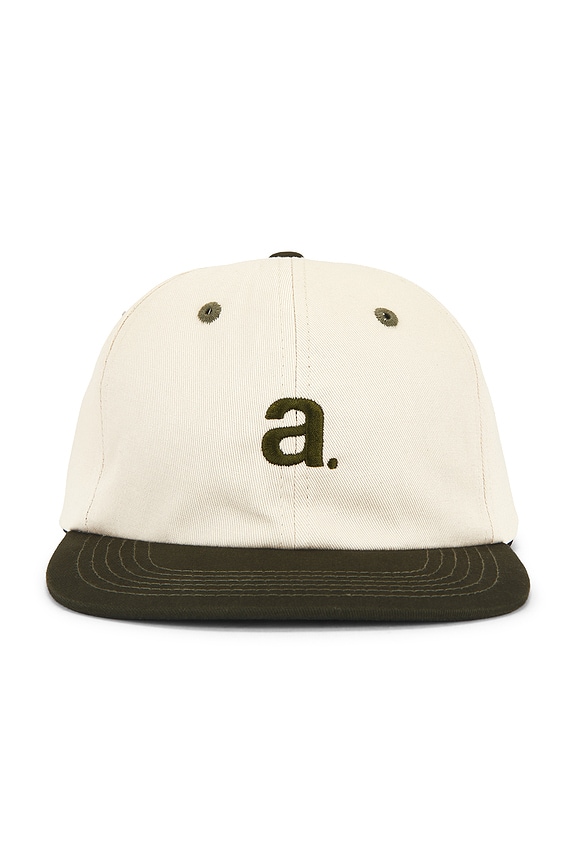 view 1 of 2 Twill 6 Panel Snapback Cap in Natural