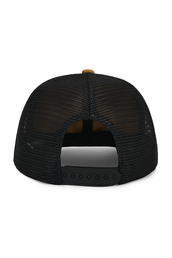 view 2 of 2 Twill 6 Panel Trucker Cap in Brown