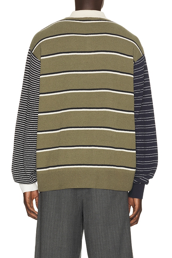 view 2 of 5 CAMISETA ADI007 in Olive Strata, Alumin, & Black