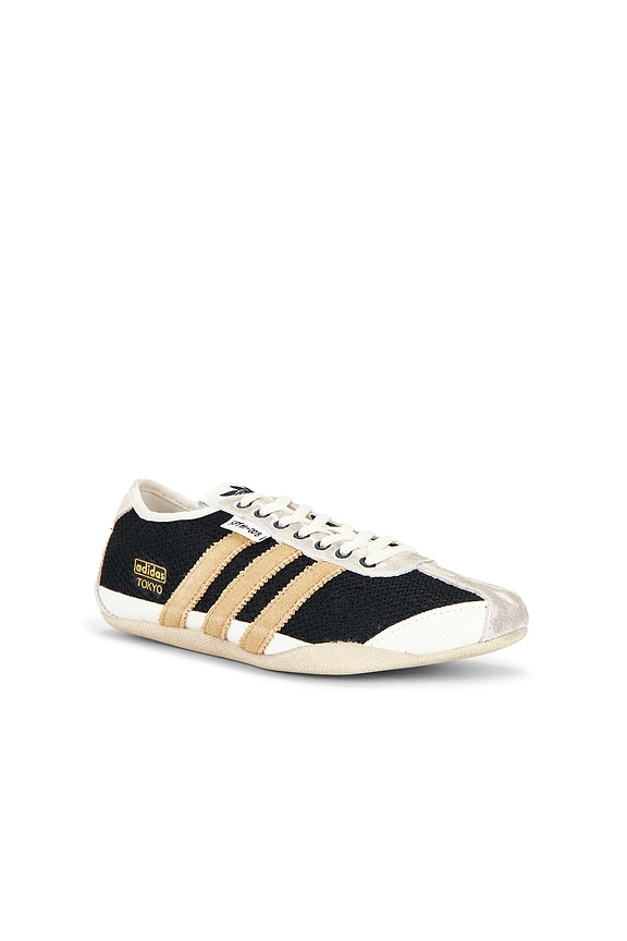 view 2 of 6 ZAPATILLA DEPORTIVA TOKYO in Core Black, Beige Tone, & Gold Metallic