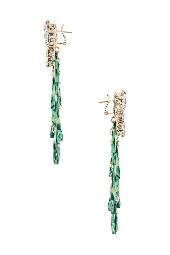 view 2 of 2 BOUCLES D'OREILLES FUN in Green