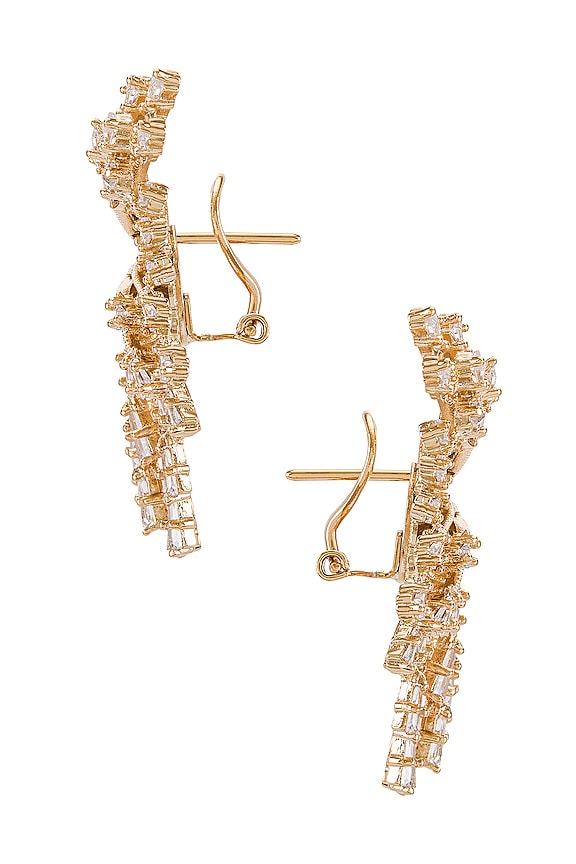 view 2 of 2 Sun Rays Earrings in Gold
