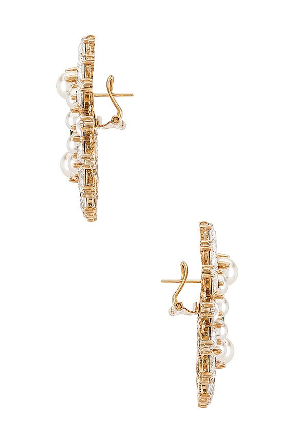 view 2 of 2 BOUCLES D'OREILLES BIG in Green