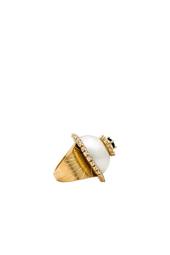 view 2 of 3 Adjustable Dome Ring in Gold