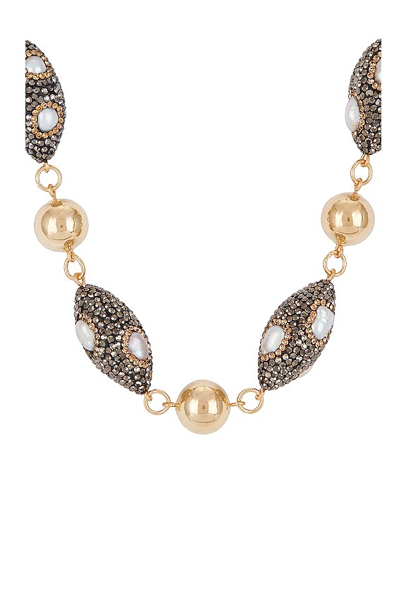 view 2 of 2 ОЖЕРЕЛЬЕ POLYMER CLAY BEADED in Gold