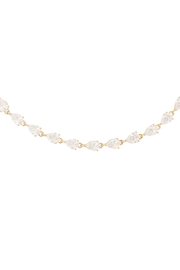 view 2 of 3 GARGANTILLA PEAR SHAPED in Crystal & Gold