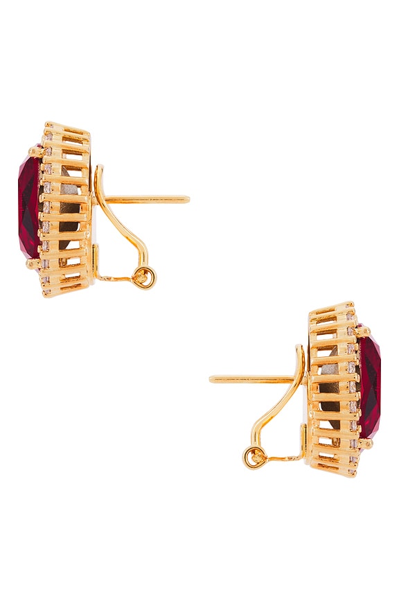 view 2 of 2 TACHUELA OMEGA in Red & Gold