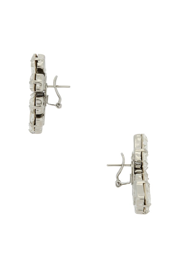 view 2 of 2 À CLOUS OMEGA in Crystal & Silver