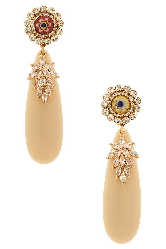 view 1 of 2 BOUCLES D'OREILLES ORIGINALES EARRINGS in Multicolor & Gold