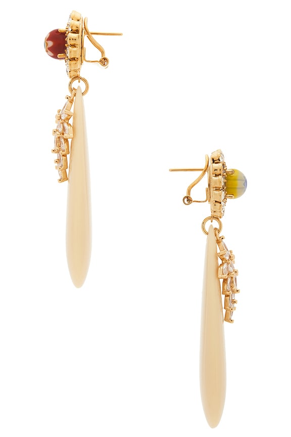 view 2 of 2 BOUCLES D'OREILLES ORIGINALES EARRINGS in Multicolor & Gold