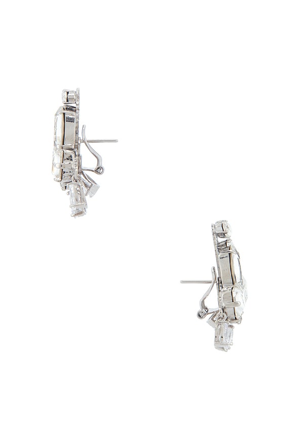 view 2 of 2 BOUCLES D'OREILLES in Crystal & Silver