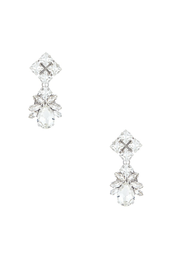 view 1 of 2 BOUCLES D'OREILLES in Crystal & Silver