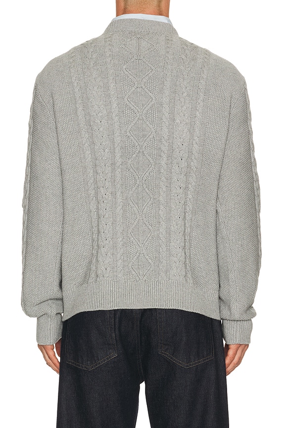 view 2 of 4 PULL MAILLE TORSADÉE ANDRE in Heather Grey