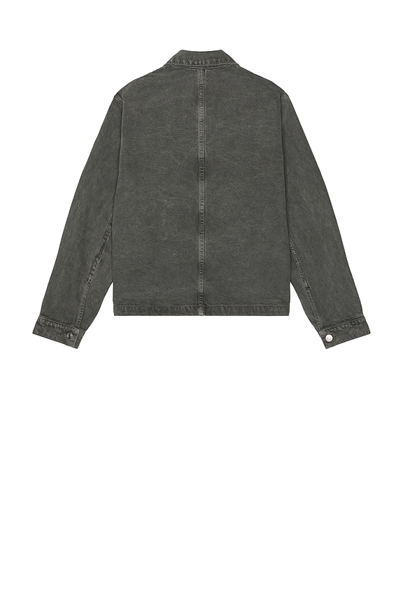 view 2 of 4 Zed Zip Cotton Twill Jacket in Vintage Black