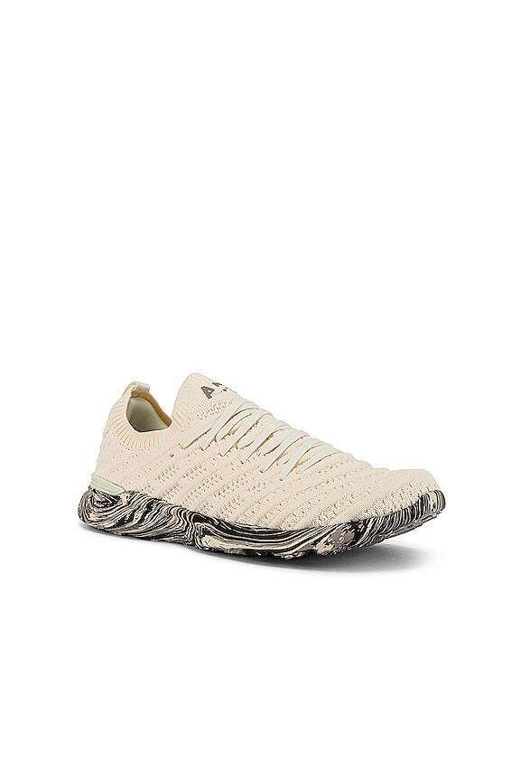 view 2 of 6 TECHLOOM WAVE 스니커즈 in Pristine, Silver Travertine, & Marble