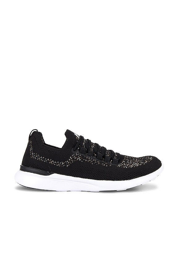 view 1 of 6 TechLoom Breeze Sneaker in Black, Gold, & Silver