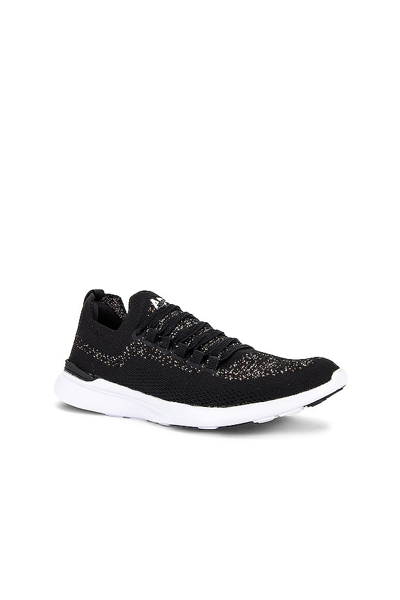 view 2 of 6 TechLoom Breeze Sneaker in Black, Gold, & Silver