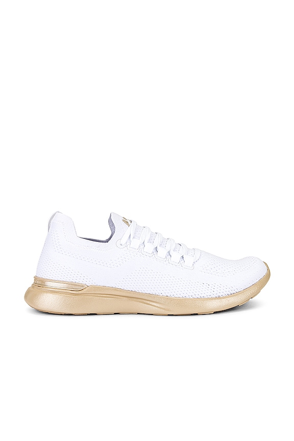 view 1 of 6 TechLoom Breeze Sneaker in White & Champagne