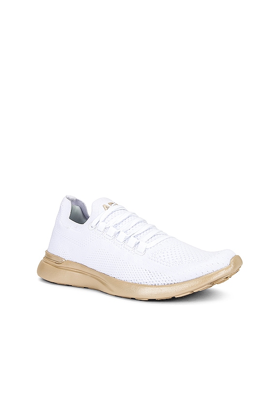 view 2 of 6 TechLoom Breeze Sneaker in White & Champagne