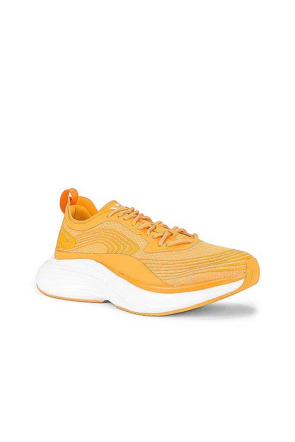 view 2 of 6 Streamline Sneaker in Mango & White
