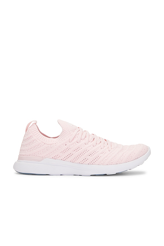 view 1 of 6 TechLoom Wave Sneaker in Bleached Pink, White, & Clear