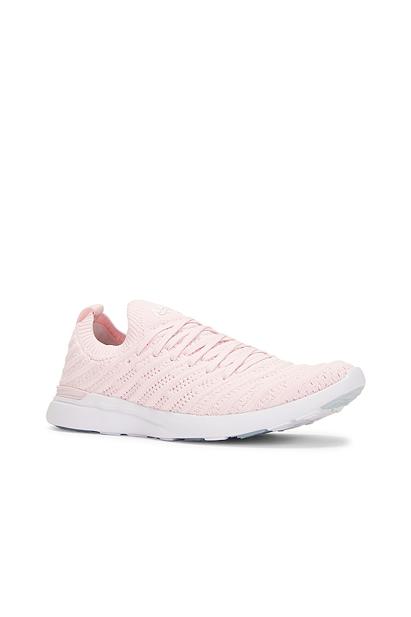 view 2 of 6 TechLoom Wave Sneaker in Bleached Pink, White, & Clear