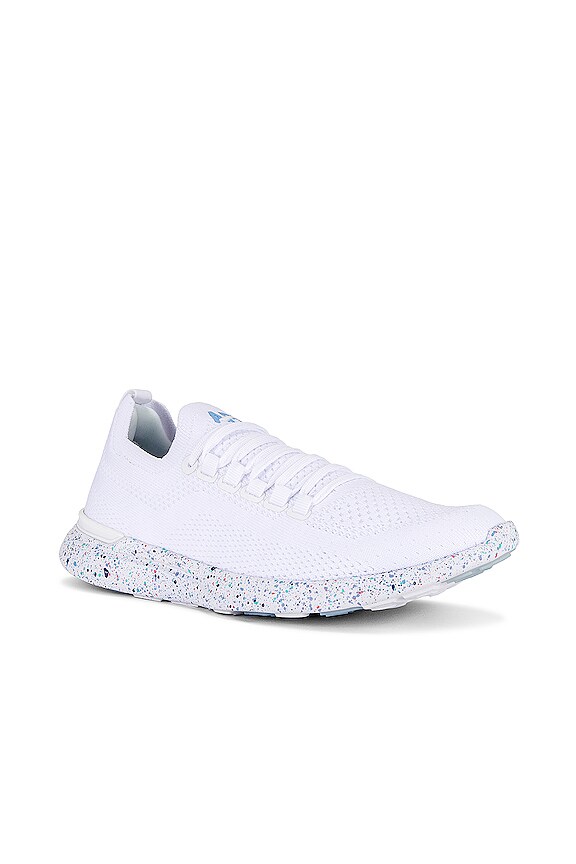 view 2 of 6 Techloom Breeze Sneaker in White & Ice Blue Speckle