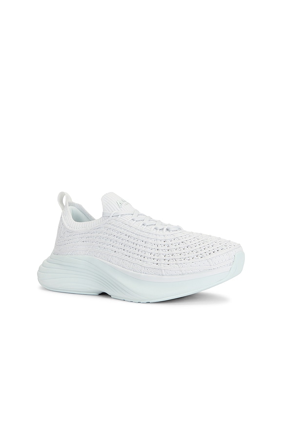 view 2 of 6 TechLoom Zipline Sneaker in Light Fog & Aqua Mist