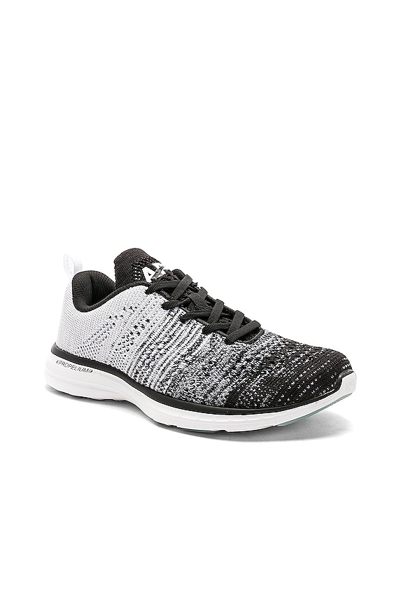 view 2 of 6 Techloom Pro Sneaker in Black & Heather Grey & White