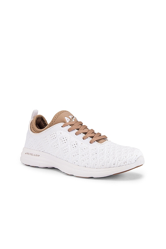 view 2 of 6 TechLoom Phantom Sneaker in White & Almond