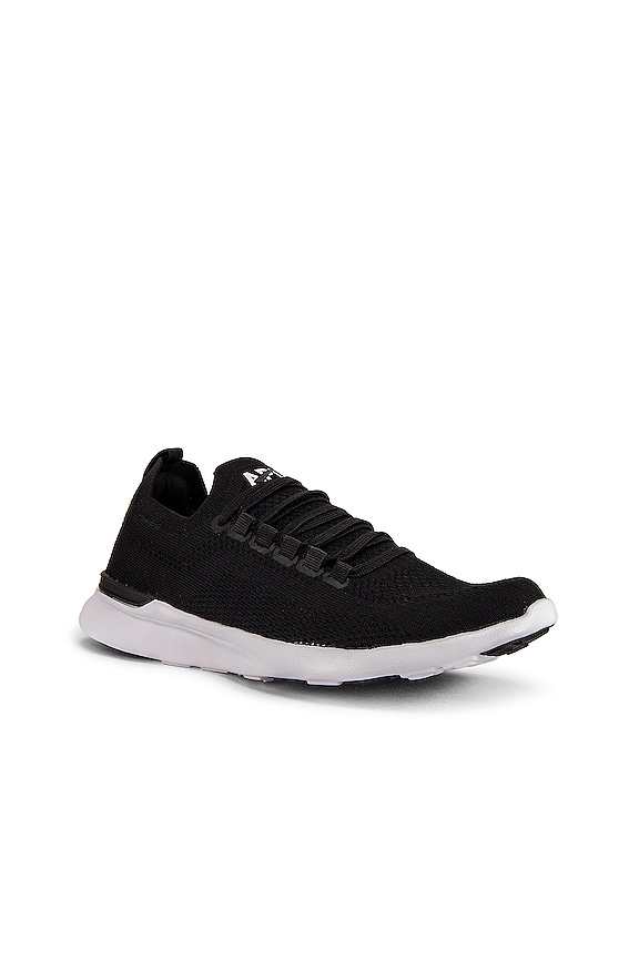 view 2 of 6 TechLoom Breeze Sneaker in Black, Black & White