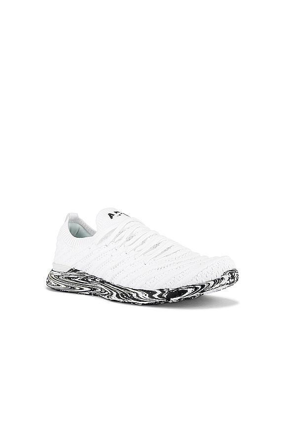 view 2 of 6 Techloom Wave Sneaker in White, Black & Marble