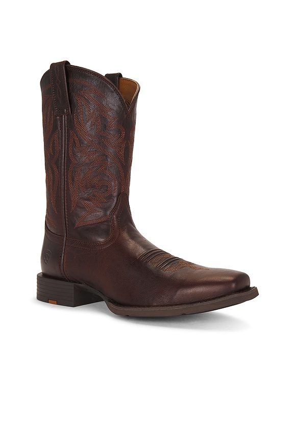 view 2 of 5 Sport Herdsman Square Toe in Burnished Chocolate