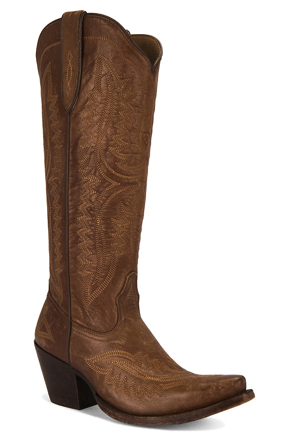 view 2 of 5 BOTAS CASANOVA in Natural Distressed Brown