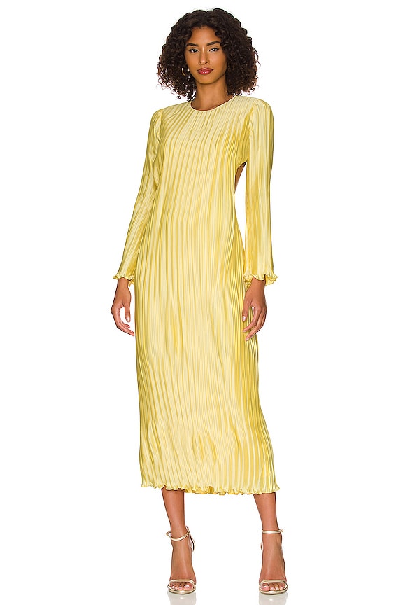 view 2 of 4 VESTIDO MIDI BILLIE in Lemon