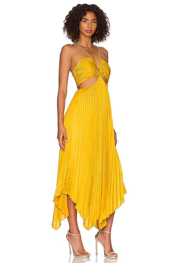 view 2 of 3 ПЛАТЬЕ EVIE in Gold