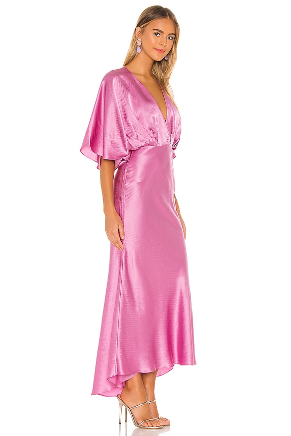 view 2 of 4 ROBE MI-LONGUE ISABELLE in Pink