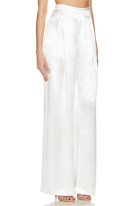 view 2 of 4 PANTALÓN PIERNA ANCHA ALISSA in Metallic White