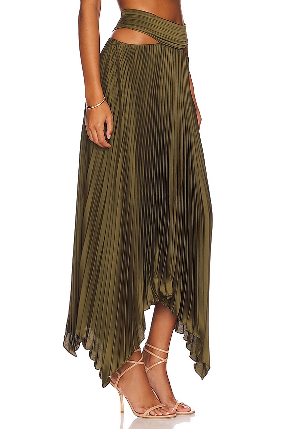 view 2 of 4 Kenny Skirt in Army Green